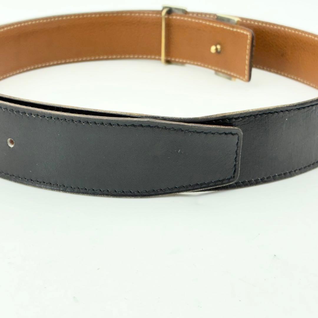 HERMES エルメス Hベルト F刻印 85cm レザー Hバッグル ゴールド