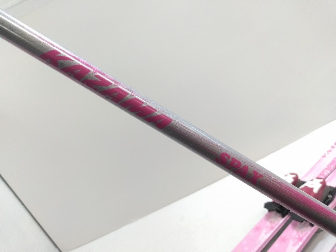 女の子 ジュニアスキー4点セット ハート 118cm ブーツ ゲン 22cm