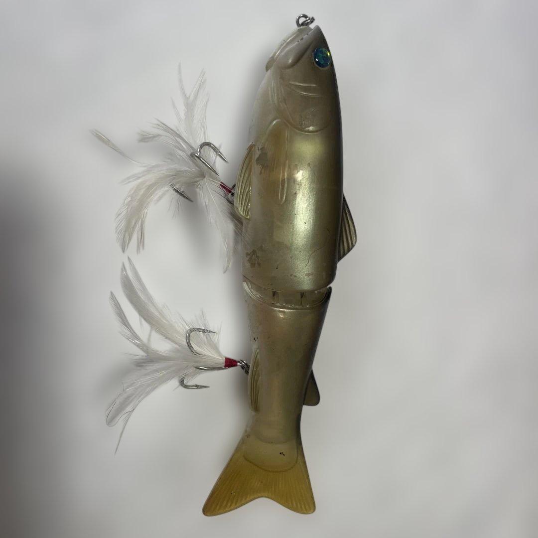 スライドスイマー250 透明 フェザー付きフック - メルカリ