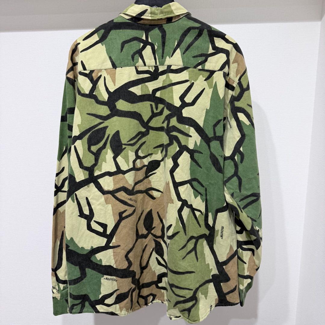 90s PREDETOR camo XL プレデターカモ 迷彩柄長袖 シャツ - メルカリ