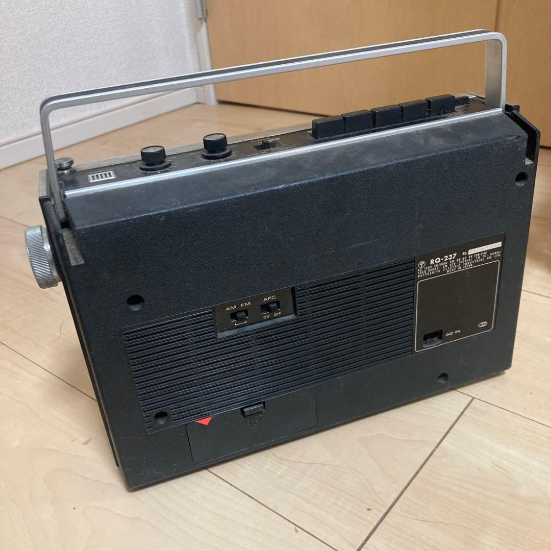 national Panasonic ラジカセ 昭和レトロ 動作品 RQ-237 - メルカリ
