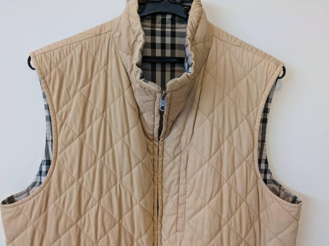 極美品】バーバリーロンドン リバーシブルベスト フリーサイズ ノバ