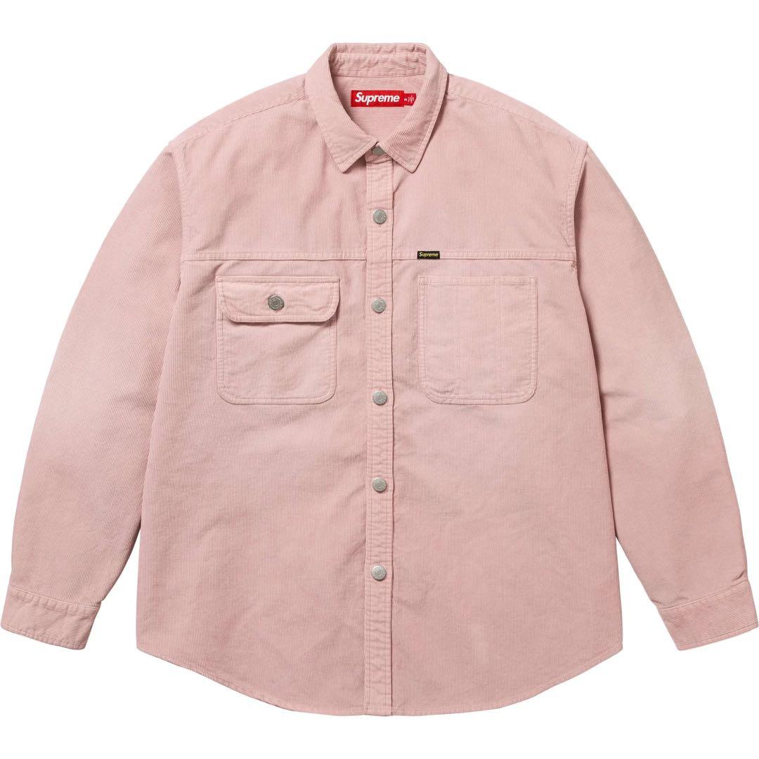 トップス 25SS Supreme Washed Corduroy Shirt pink Supreme（シュプリーム） SUPREME 25SS Washed Corduroy Shirt