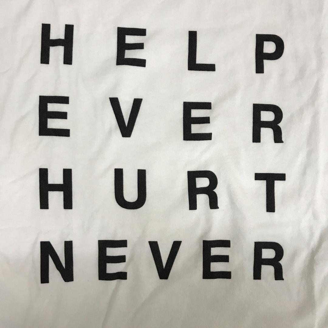 藤井風HELP EVER HURT NEVER Tシャツ ホワイトLサイズ