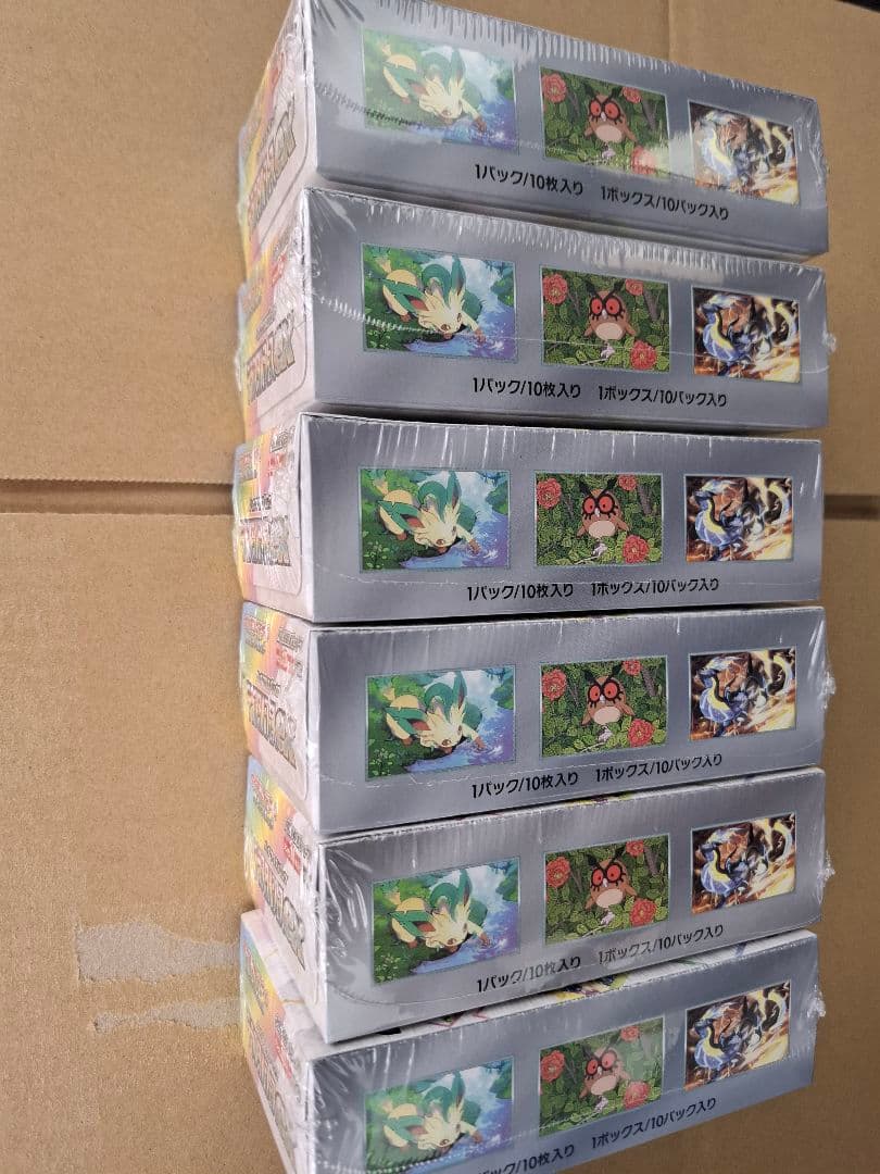 ポケモンカードテラスタルフェス6box　シュリンク付き