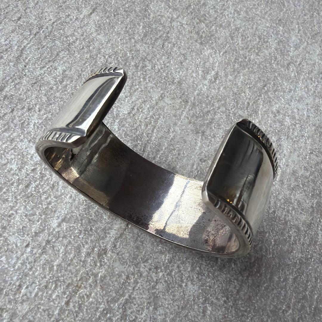 Gerald Lomaventema ホピ族1930'sコインシルバーバングル - メルカリ