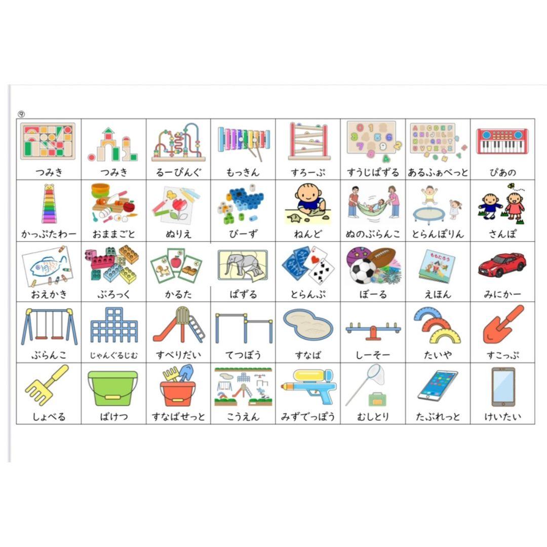 カットあり・絵カード360枚！PECS 絵カードコミュニケーションブック