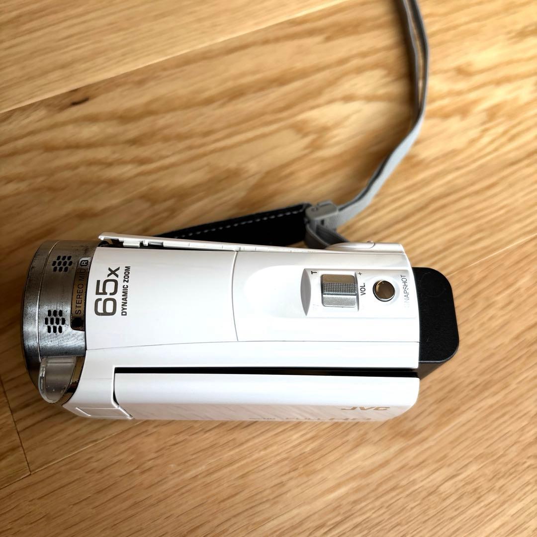 ジャンク品】JVC GZ-E565-W ビデオカメラ - メルカリ