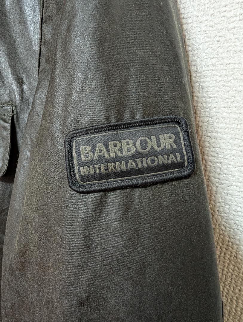 バブアー インターナショナル デューク ワックスジャケット 再ワックス