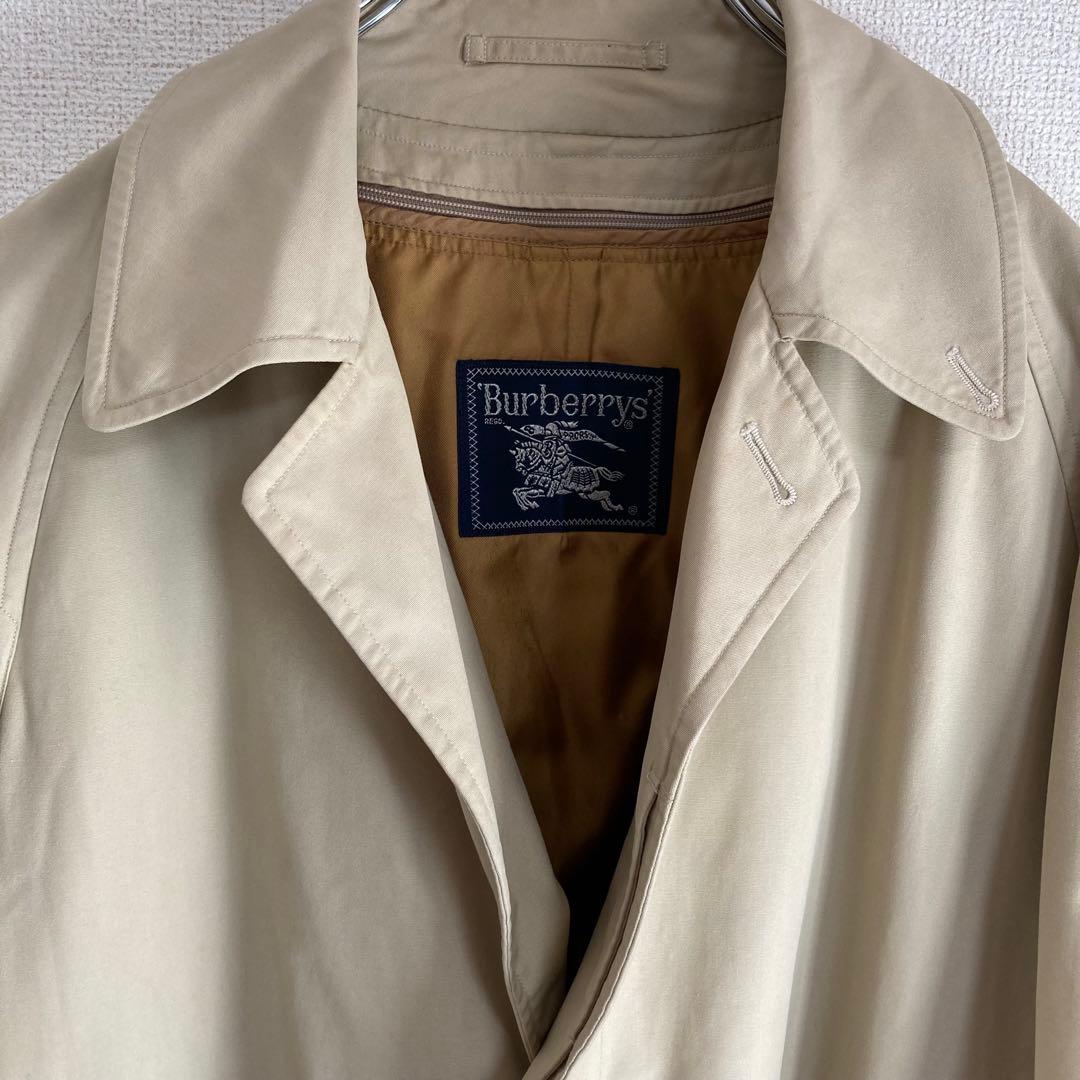 Burberrys ステンカラーコート ベージュ 裏地チェック柄 C-TK83 - メルカリ