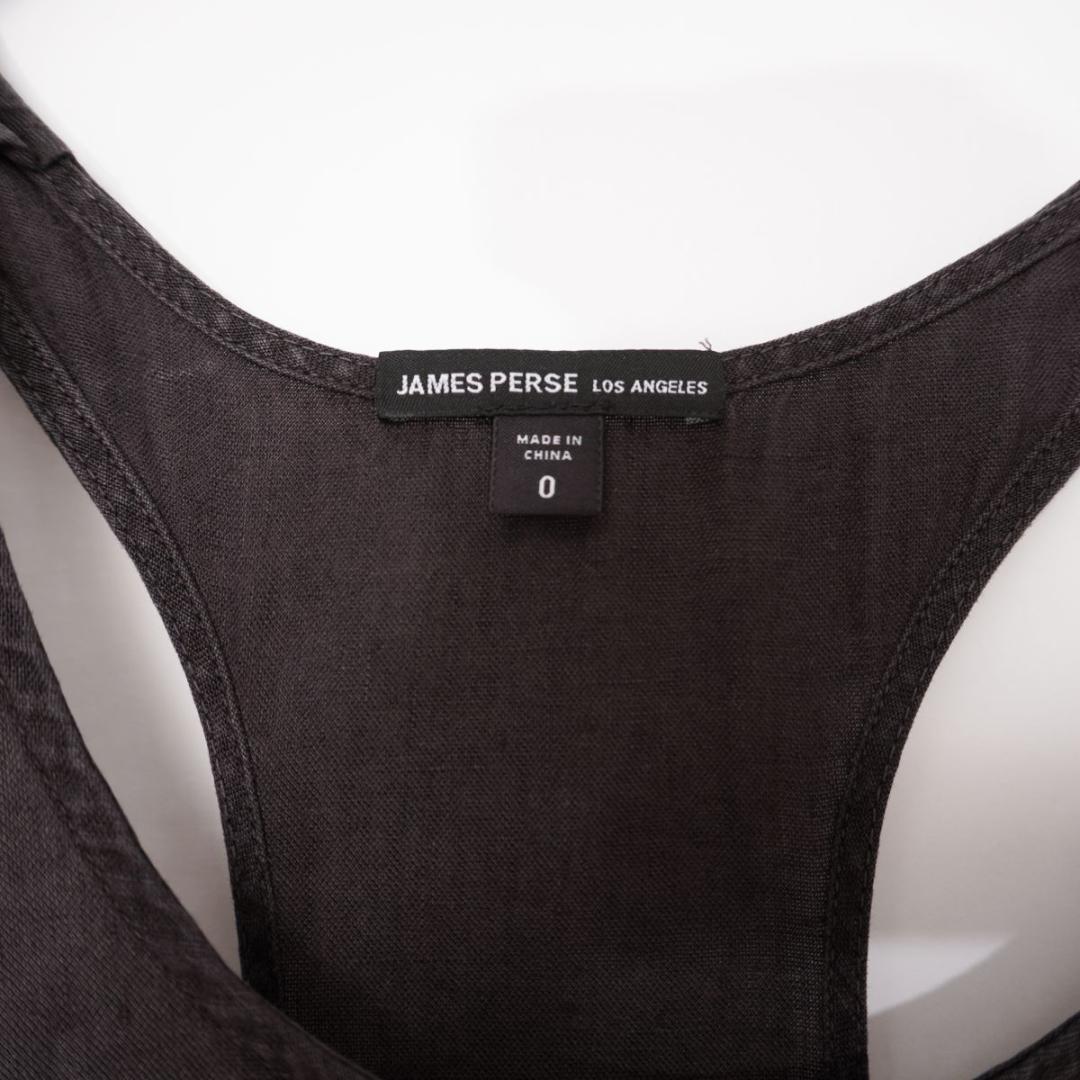 JAMES PERSE リネンオールインワン ブラック サイズ0*CD128 - メルカリ