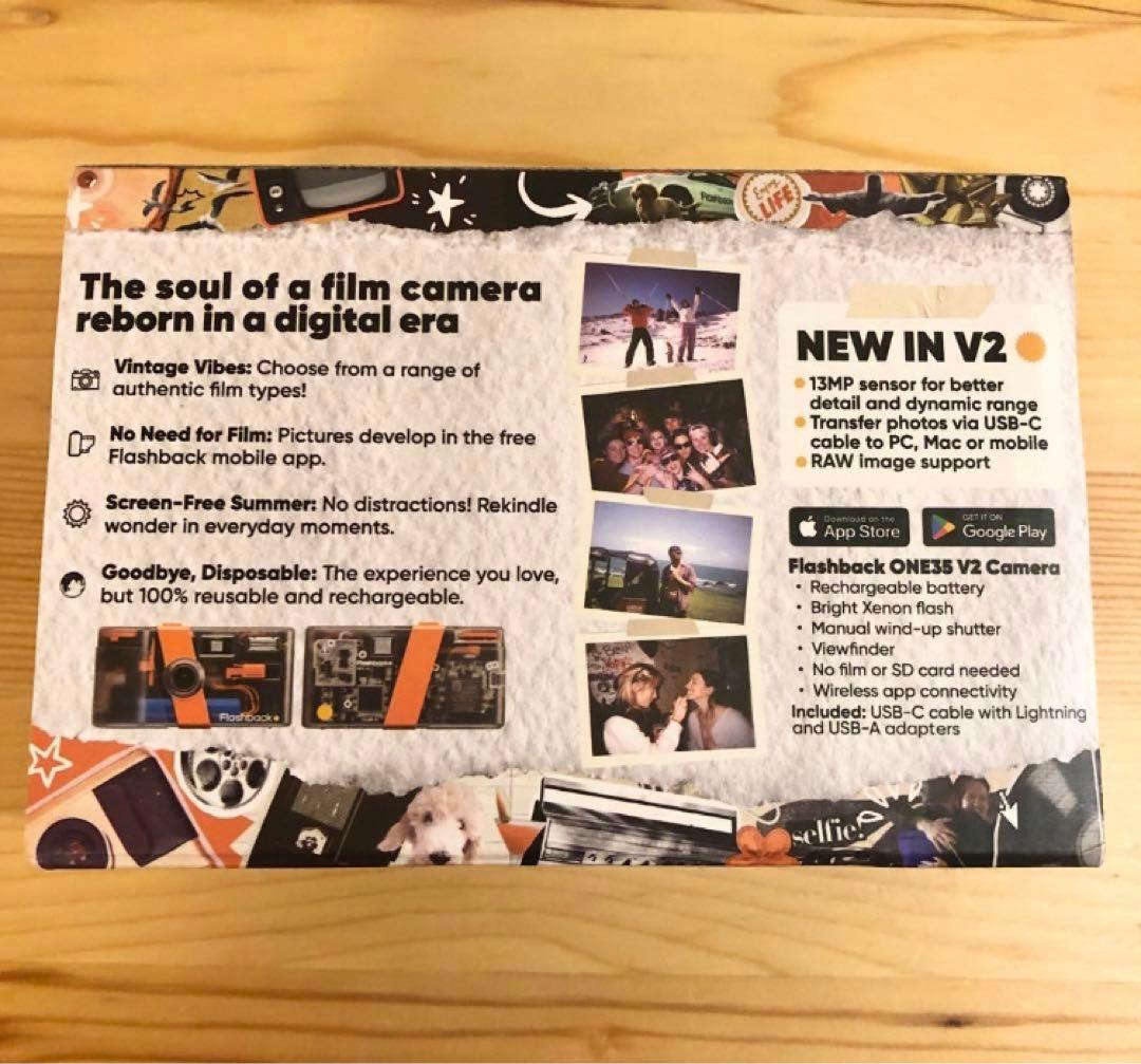 未開封】Flashback One35 V2 オレンジ/クリア 海外正規品 - メルカリ