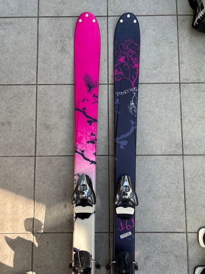 スキー板ビンディングブーツ3点セットレディース161cm 、23.0cm