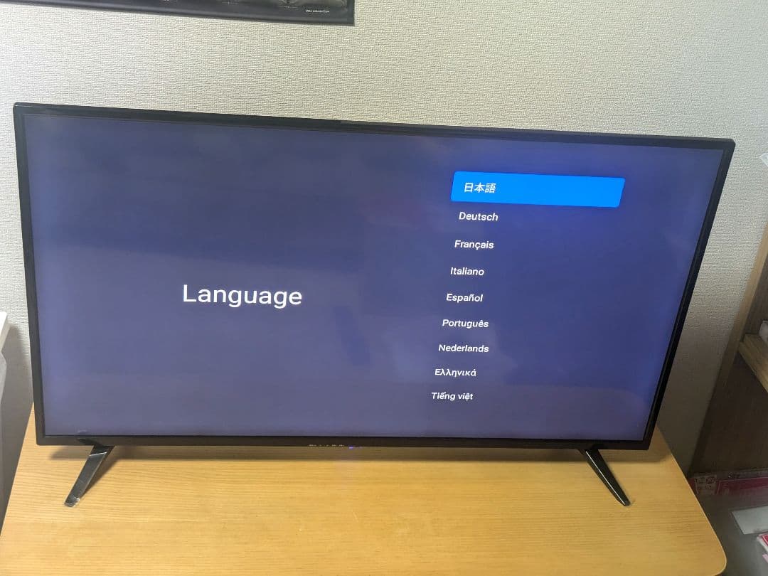 中古美品】42型チューナーレステレビ Android TV搭載 ドンキホーテ