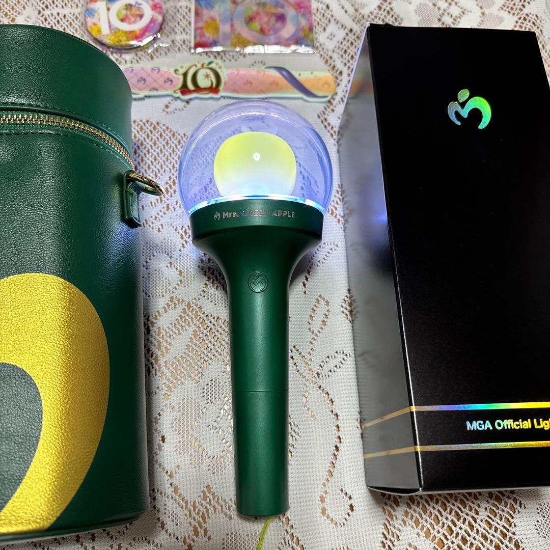 ミセスグリーンアップル　ライトスティックケース　本体　ミラー　10 ステッカー