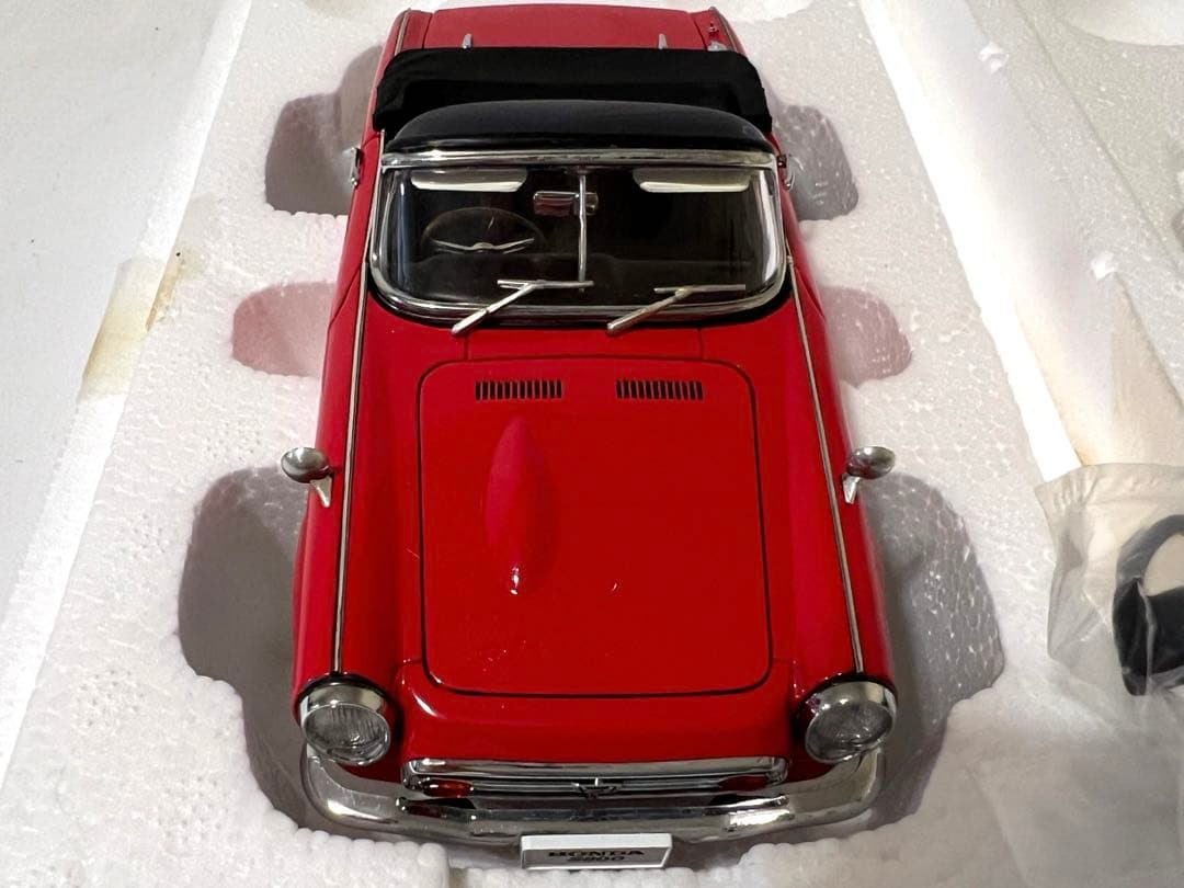 美品】HONDA S800 ロードスター1966 レッド - メルカリ