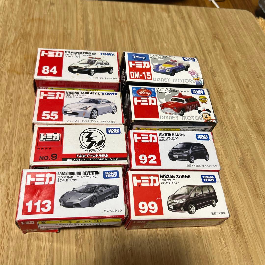 トミカ ミニカー 8台セット ディズニー 激レア - メルカリ