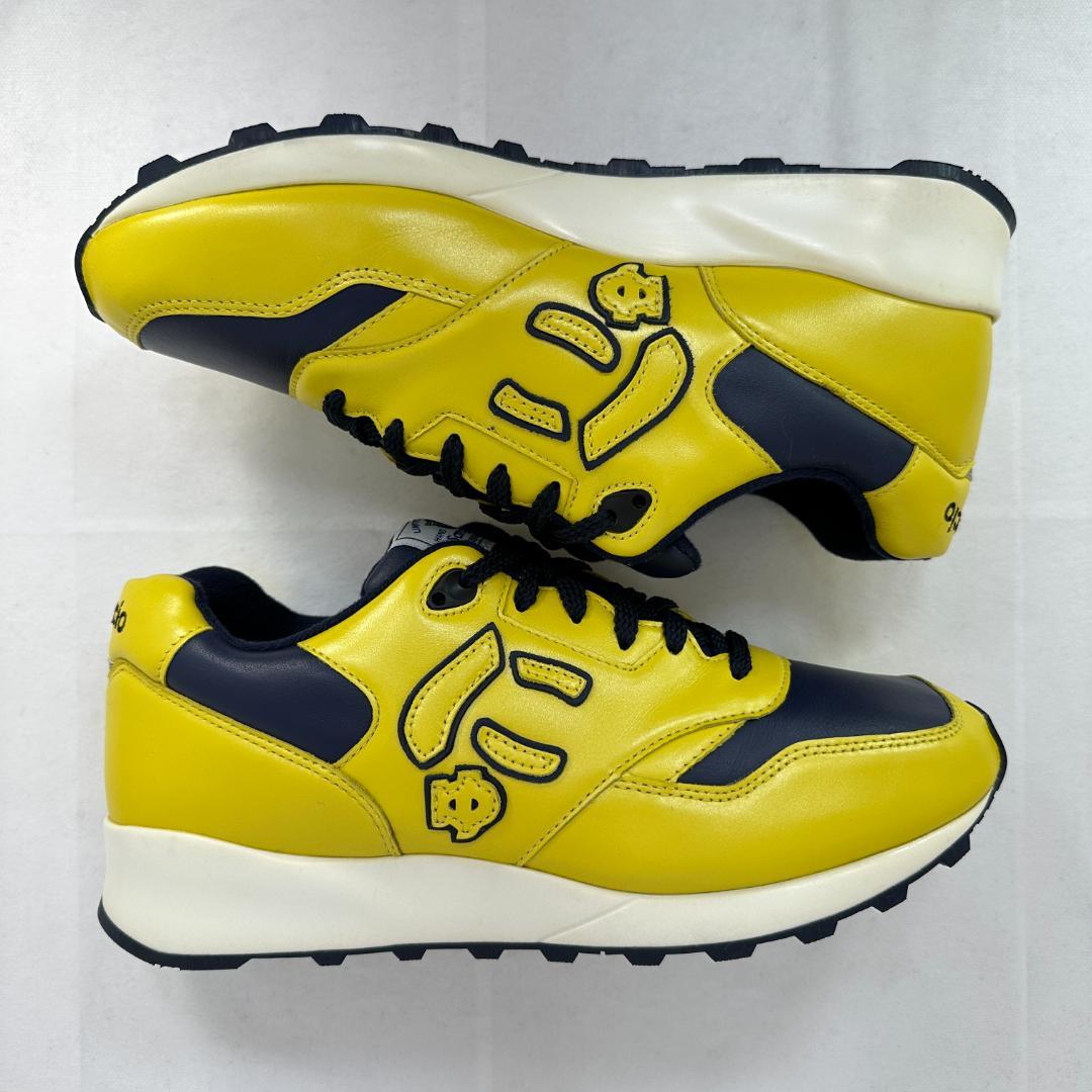 【美品】SANGACIO be YELLOW x NAVY 27.5cm