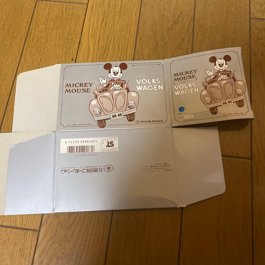 ディズニー ミッキーマウス フォルクスワーゲン ミニカー ゼンマイ 日本製