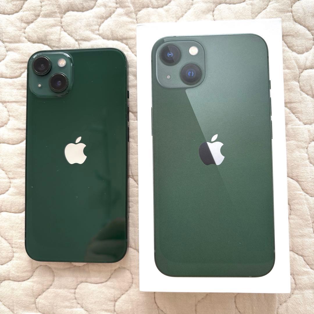 限定色】Apple iPhone 13 ダークグリーン 本体 - メルカリ