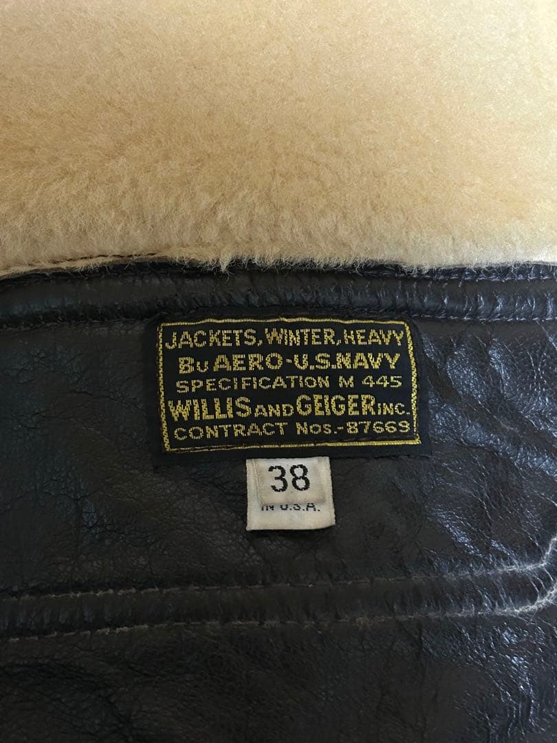 D*K様 M-445 フライトジャケット WILLIS＆GEIGER - メルカリ