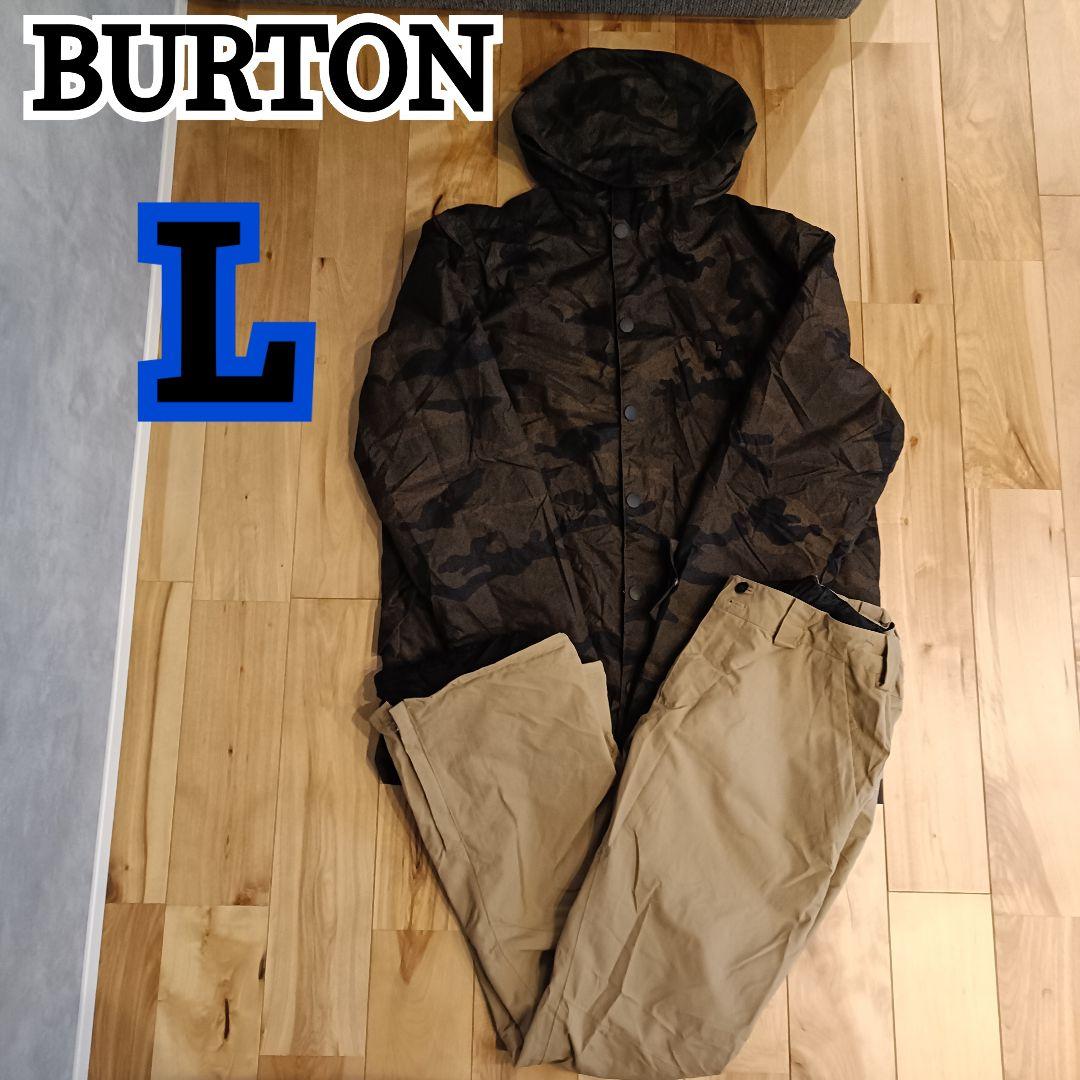 Burton 迷彩柄 スノーボードウェア Lサイズ上下セット BURTON（バートン） ベースレイヤー キッズ 上下セット 25-26 Burton