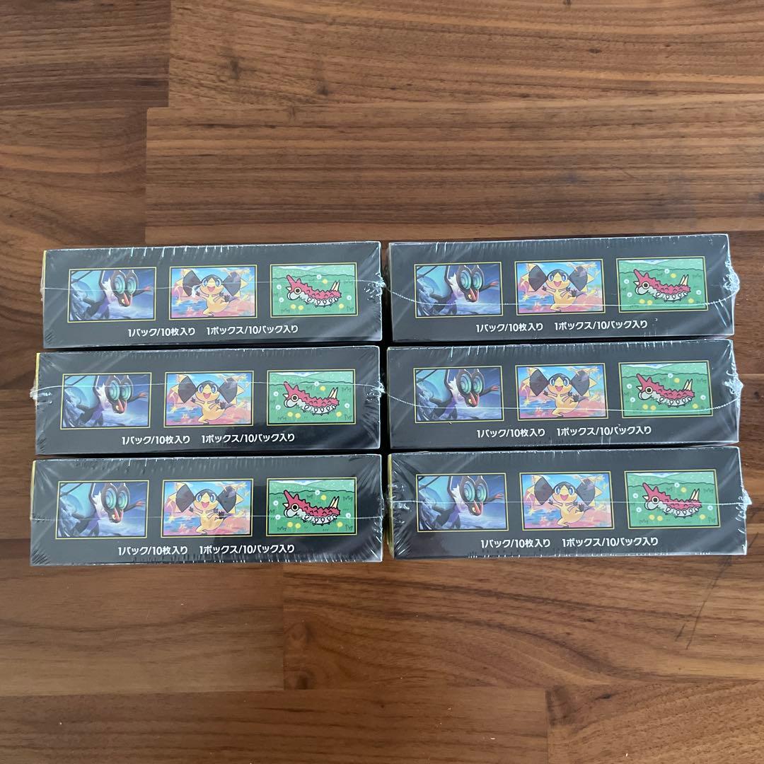 ポケモンカードゲーム MEGAドリームex 6ボックスセットシュウリンク付き