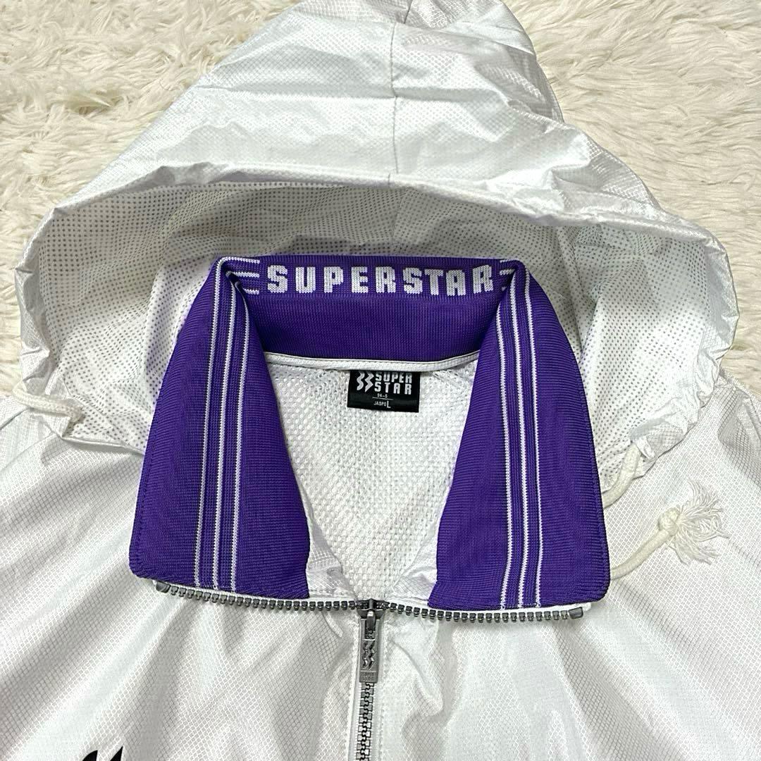 90s ミズノ スーパースター ウインドブレーカー セットアップ 上下 白