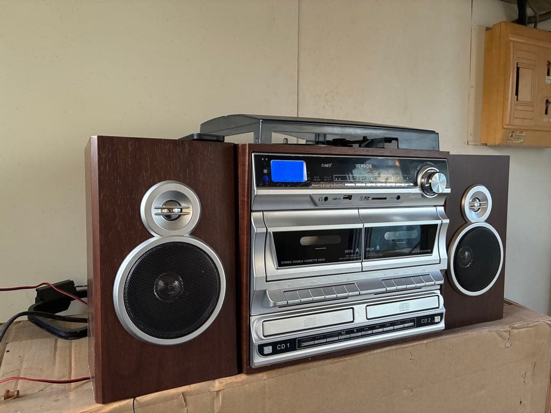 ウッド調 CD・MD・カセットデッキ 本体 KENWOOD CD・MD・カセットデッキ（MDX-K3） - メルカリ