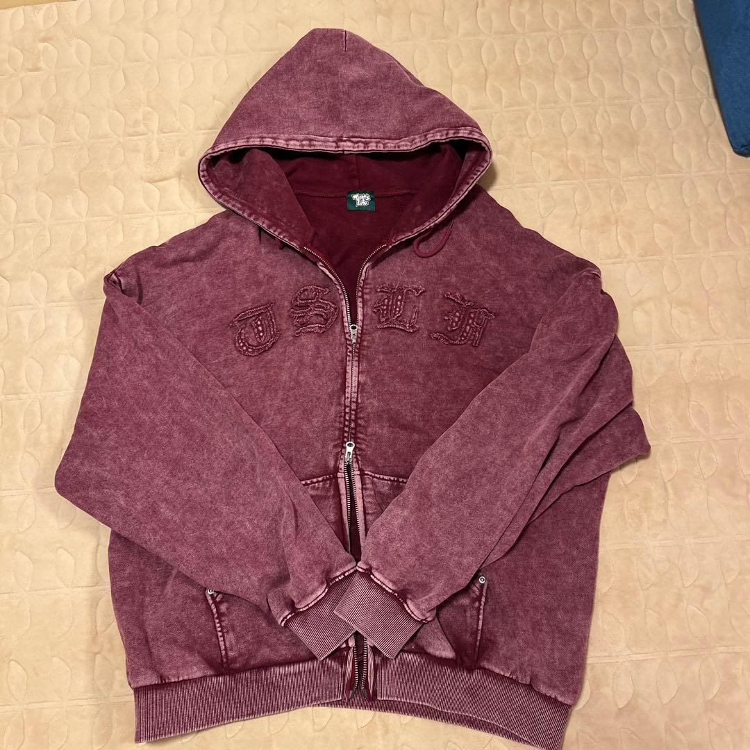 That's Life ザッツライフ ダブルジップパーカー 赤 レッド Lサイズ