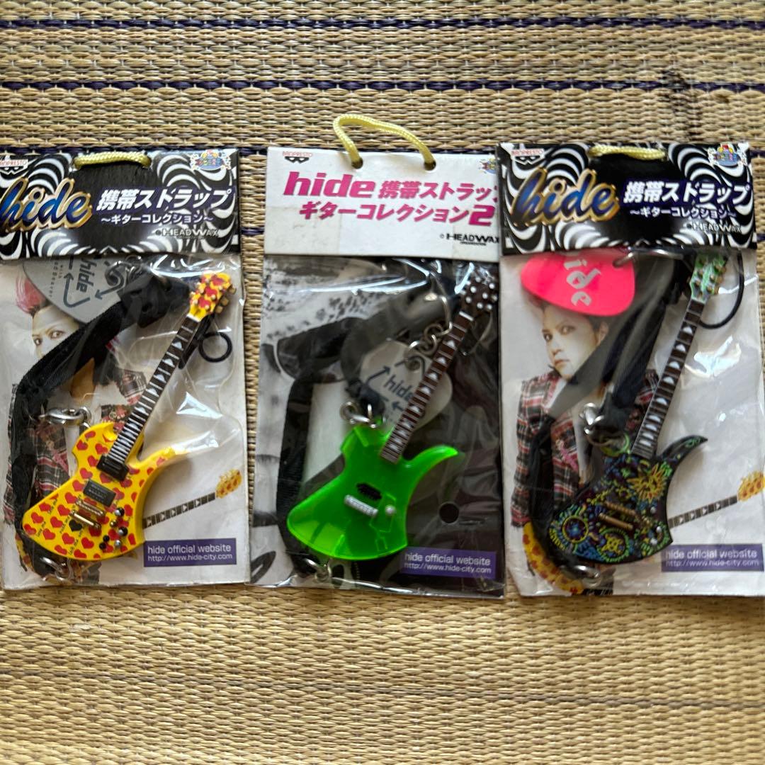 hide グッズ 11点セット(フィギュア、キーホルダー、ストラップ