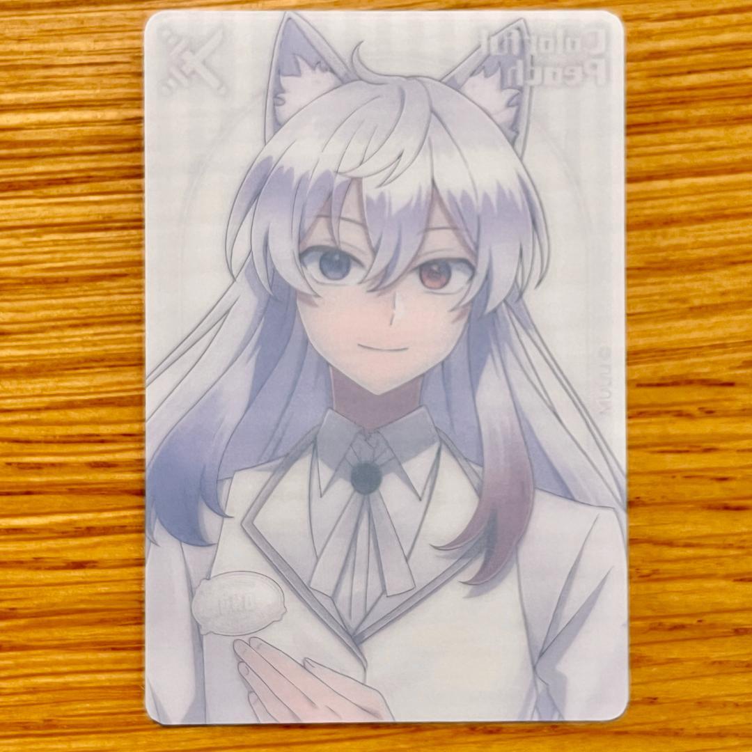 カラフルピーチ どぬく 直筆イラスト缶バッジ ホロトレカ2枚 - メルカリ