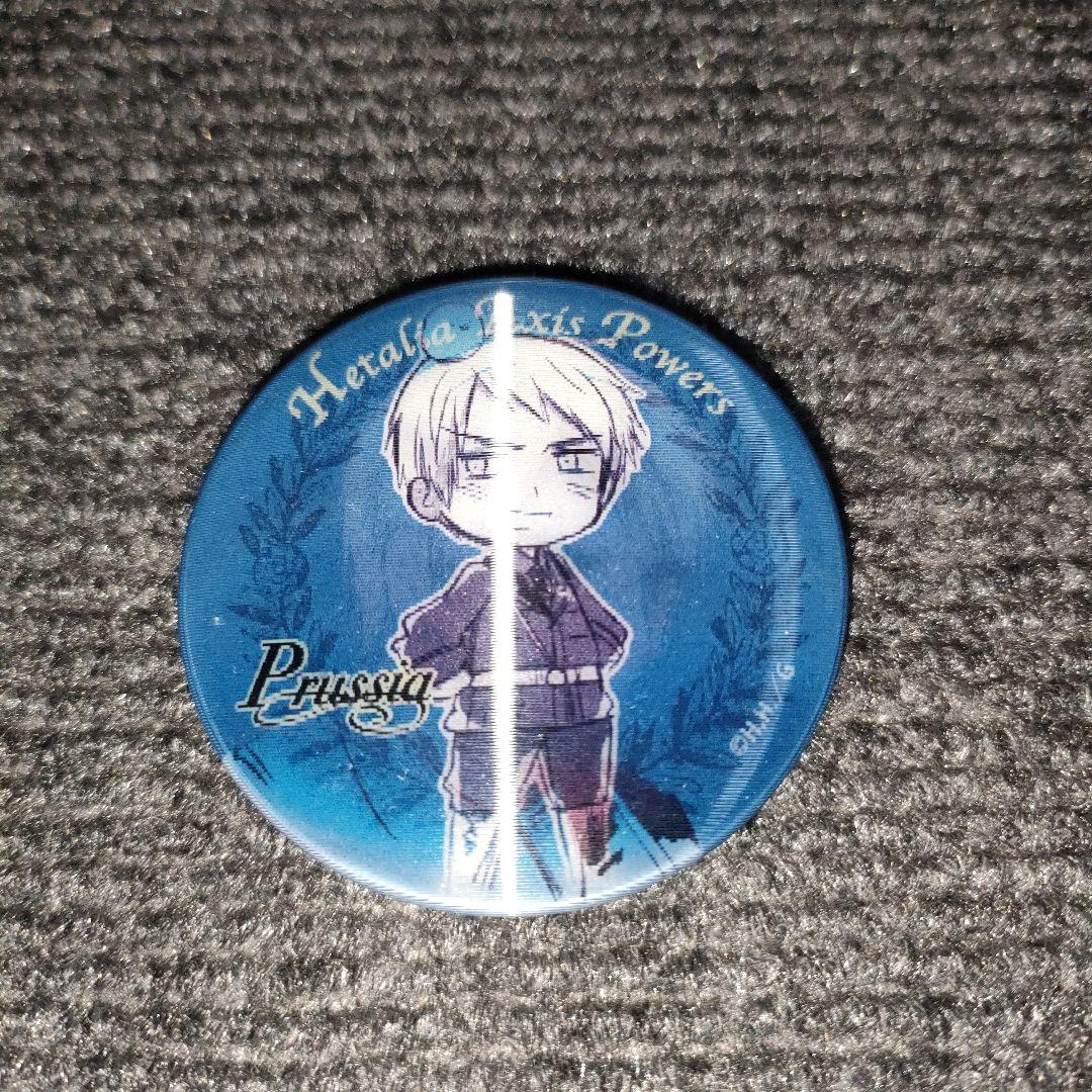 ヘタリア　Axis Powers　プロイセン　チェンジング缶バッジ　希少
