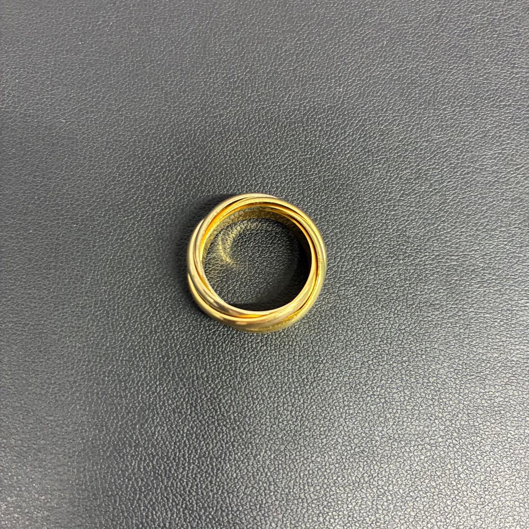 【希少】Cartier／カルティエ 5連 トリニティ 8.6g 750 51刻印