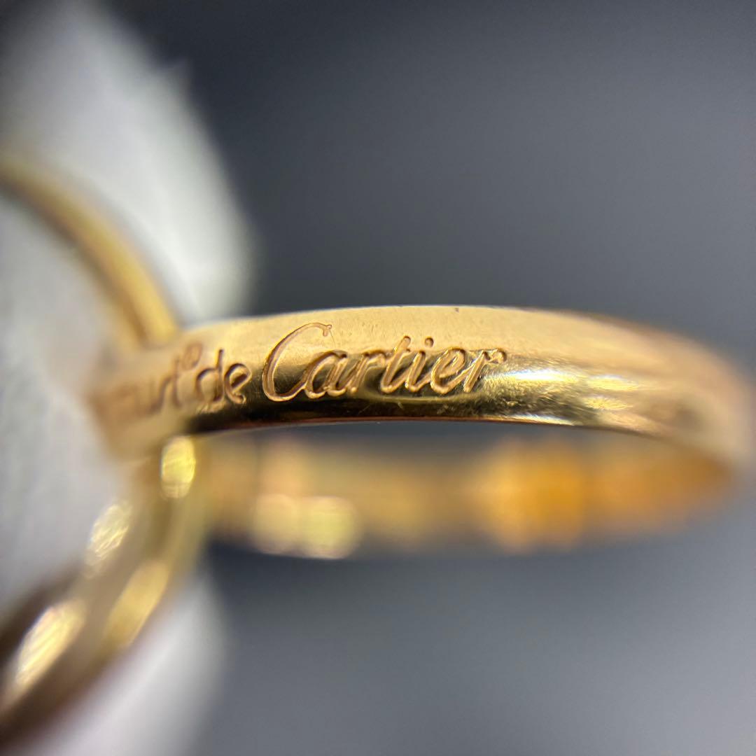 【希少】Cartier／カルティエ 5連 トリニティ 8.6g 750 51刻印