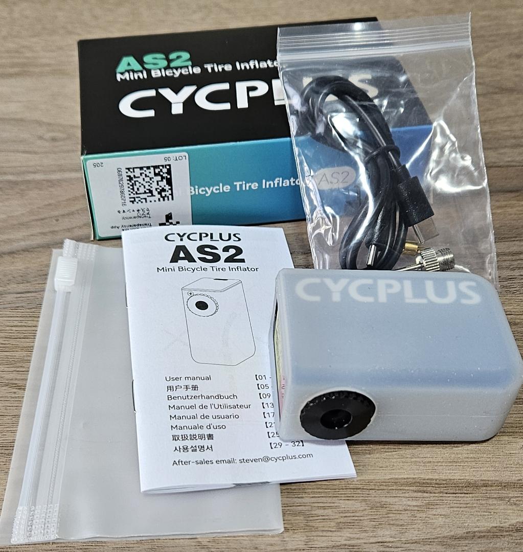 CYCPLUS AS2 電動エアポンプ 空気入れ CYCPLUS AS2 最大空気圧 7.0kgf/cm2 7.0bar 100PSI 空気入れ 英式 仏式