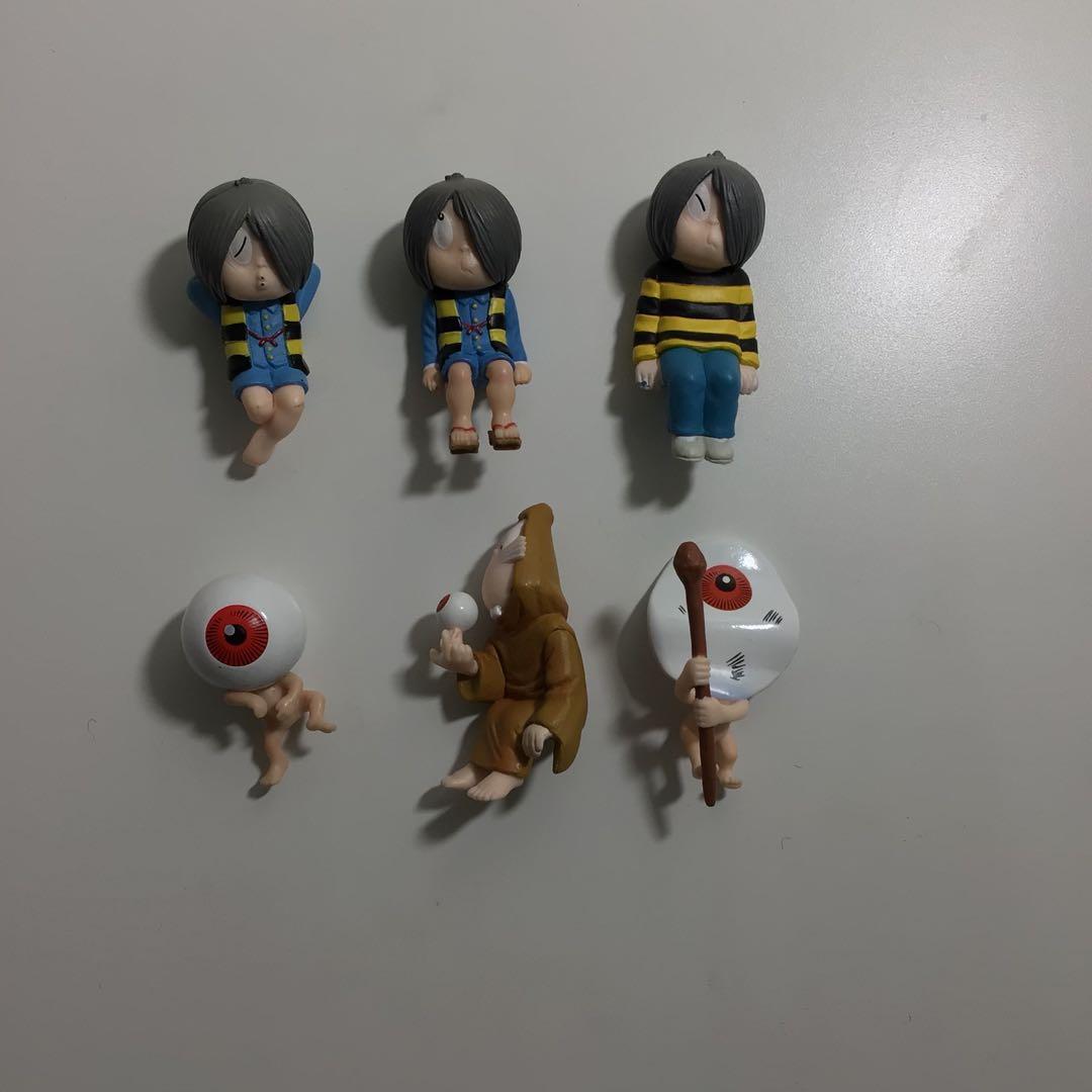 【ゲゲゲの鬼太郎】コップのフチ子　ルービックキューブ　トートバッグ　缶バッジ