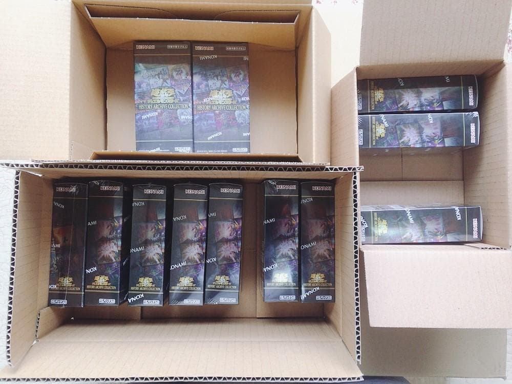 遊戯王 ヒストリーアーカイブコレクション 5BOX　未開封　KONAMI当選品