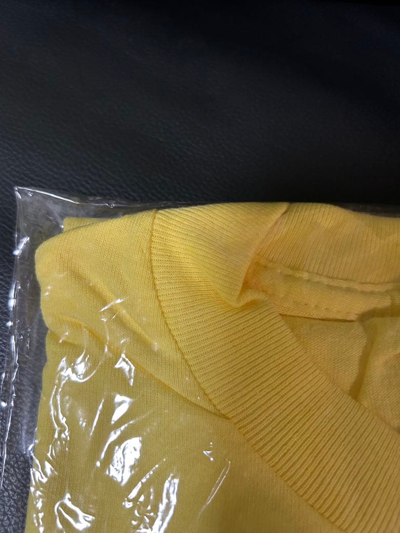 未開封　ローリングストーンズ　Ｔシャツ　ヴィンテージ　黄色　ツアーＴ