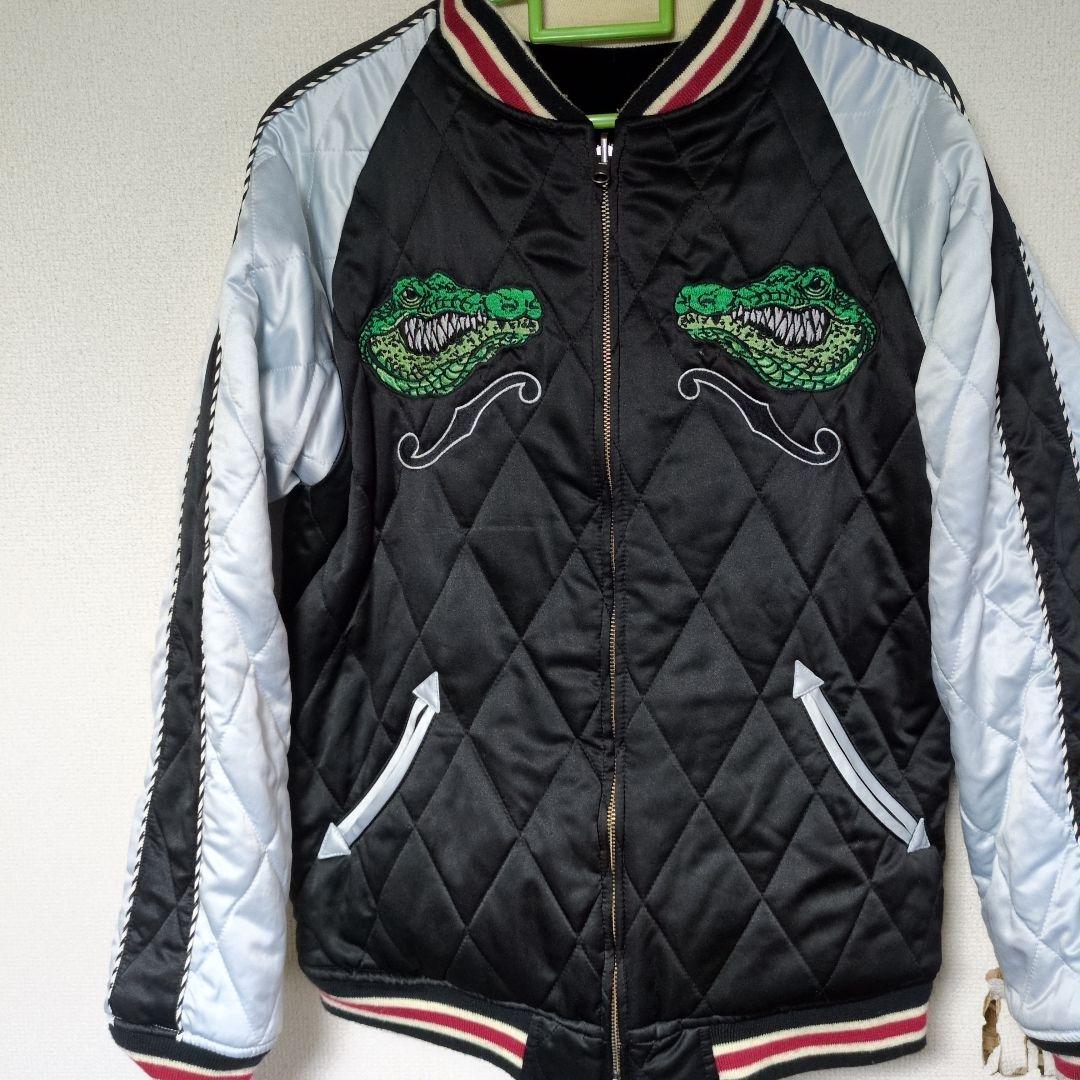 BILLVAN スカジャン/40/リバーシブル/ベロア/両面刺繍 - メルカリ