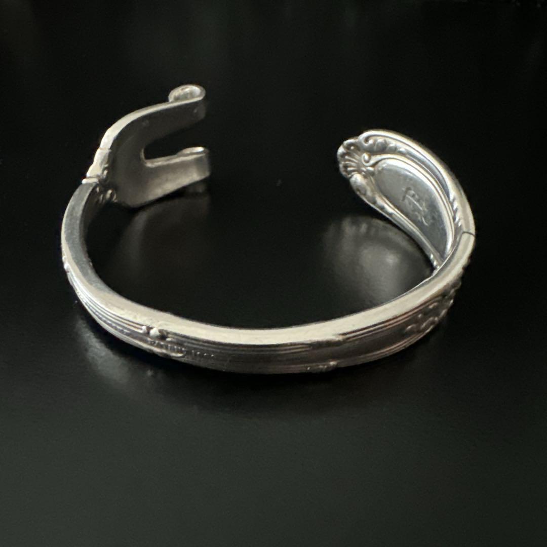 オールド ティファニー バングル ブレス フォーク シルバー カトラリー