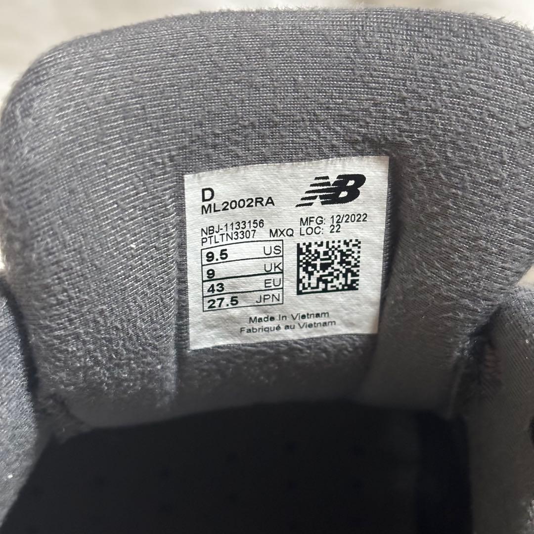 new balance ML2002RA グレー 27.5cm