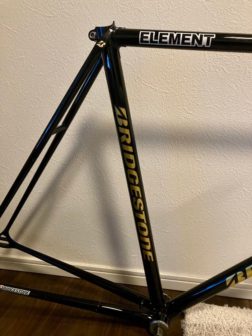 送料込み BRIDGESTONE ピスト フレーム ブラック njs 競輪 - メルカリ