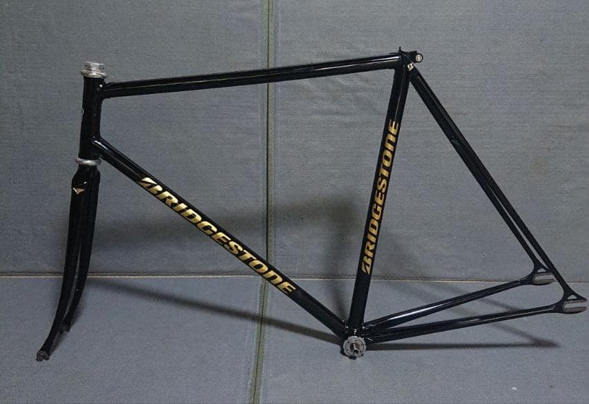 送料込み BRIDGESTONE ピスト フレーム ブラック njs 競輪 - メルカリ