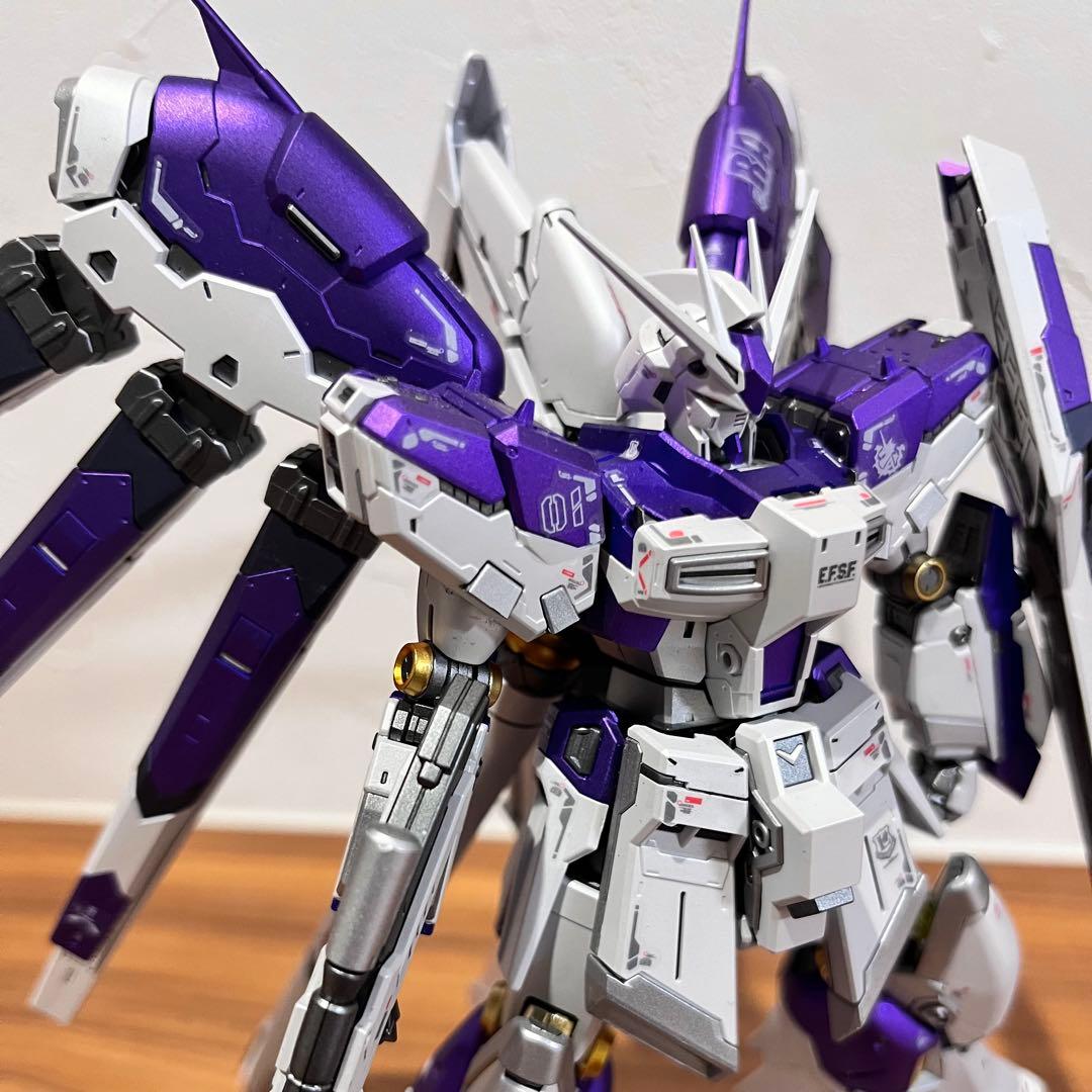 RG Hi-νガンダム ハイニューガンダム 全塗装 完成品 - メルカリ