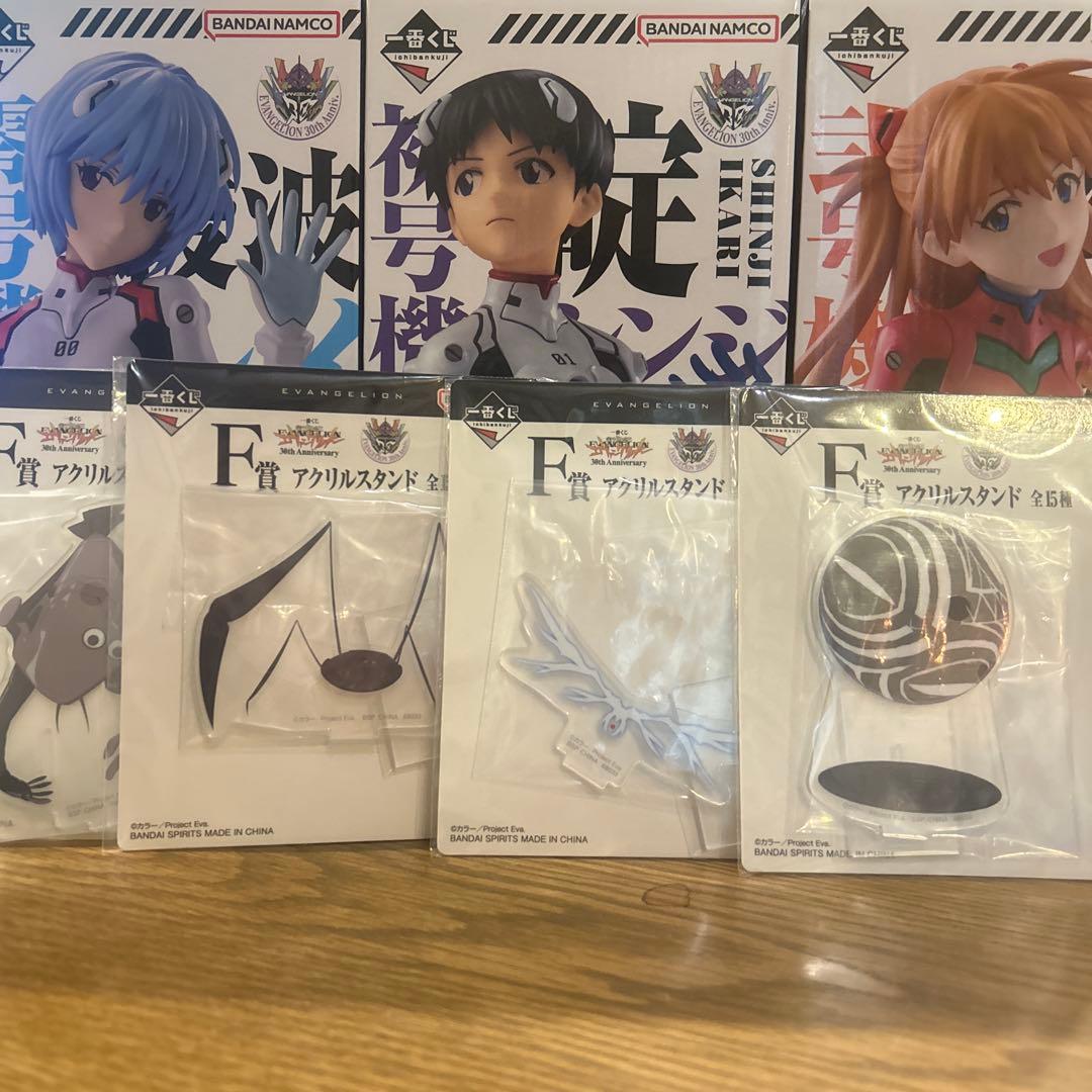 エヴァンゲリオン一番くじ　 碇シンジ、惣流・アスカ・ラングレー、綾波レイ