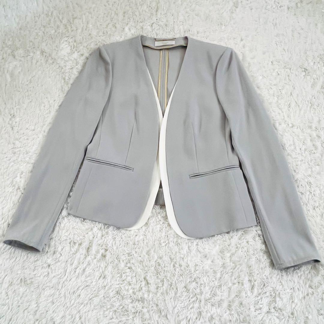 BEIGE, ベイジ CINDY ダブルカラージャケット&パンツセット上4 下2