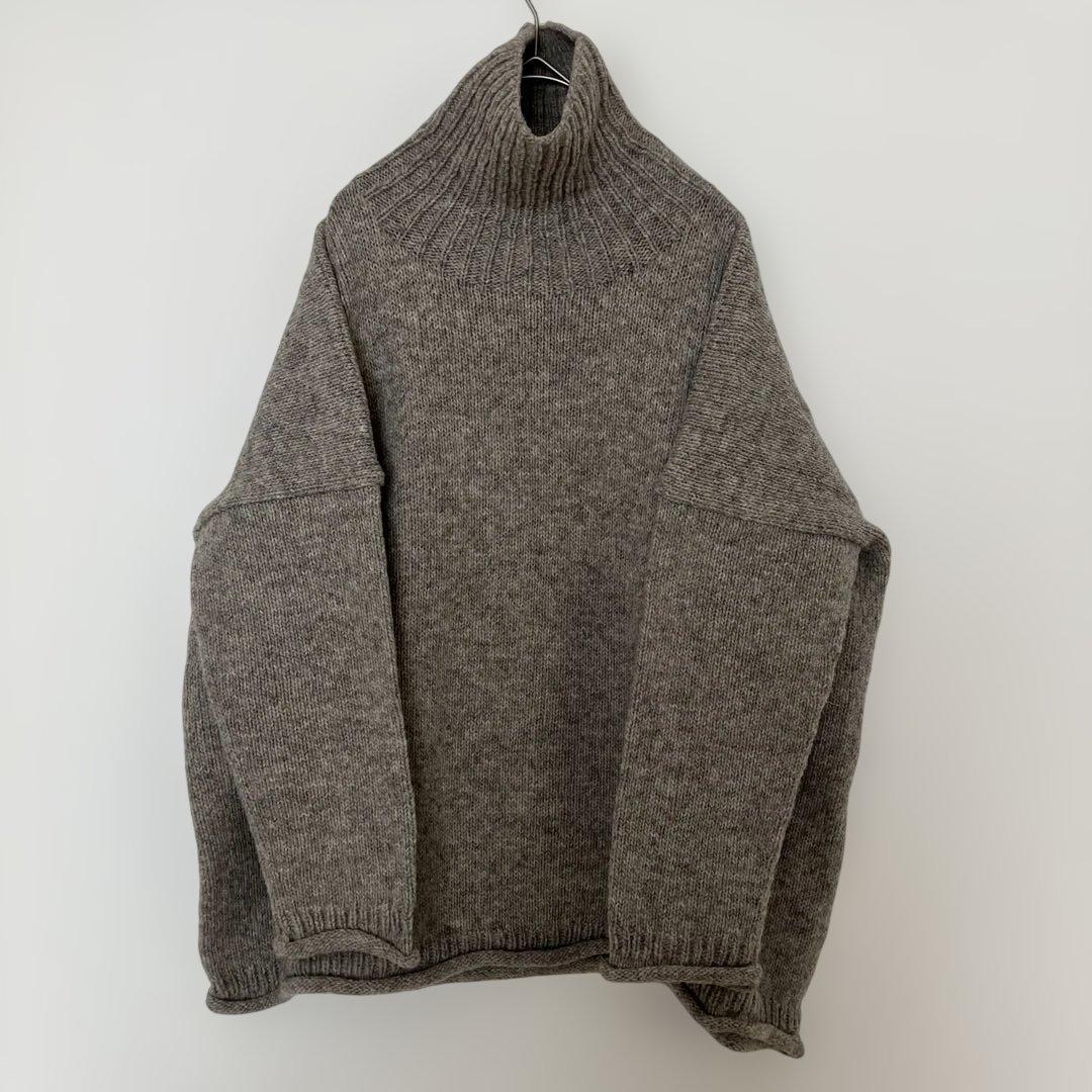 utilite ペルーハイランドウール タートルネックニット ユティリテ