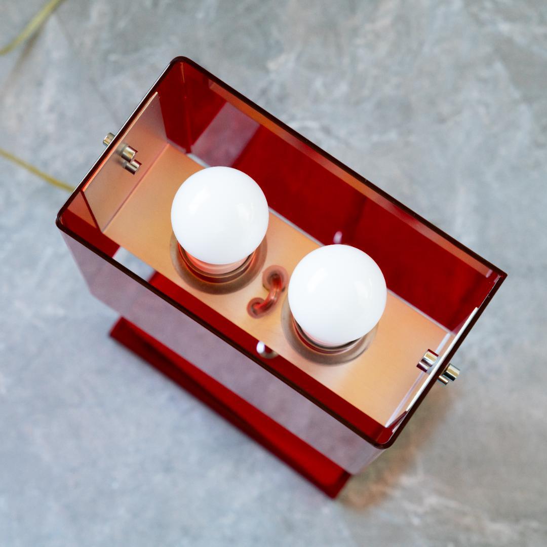 80s YAZAWA 間接照明ランプ ポストモダン スペースエイジ レトロ