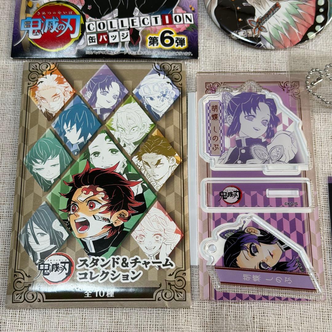 鬼滅の刃 スタンド＆チャームコレクション 原画展 缶バッジ 胡蝶しのぶ